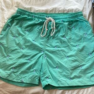 B0861 J. McLaughlin Shorts - embroidered Sea Horse.